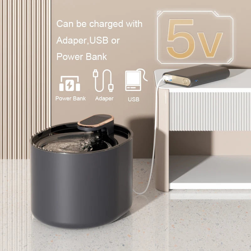 HydraGlow Motion Fountain – Smart, Silent, and Always Fresh for Your Pet